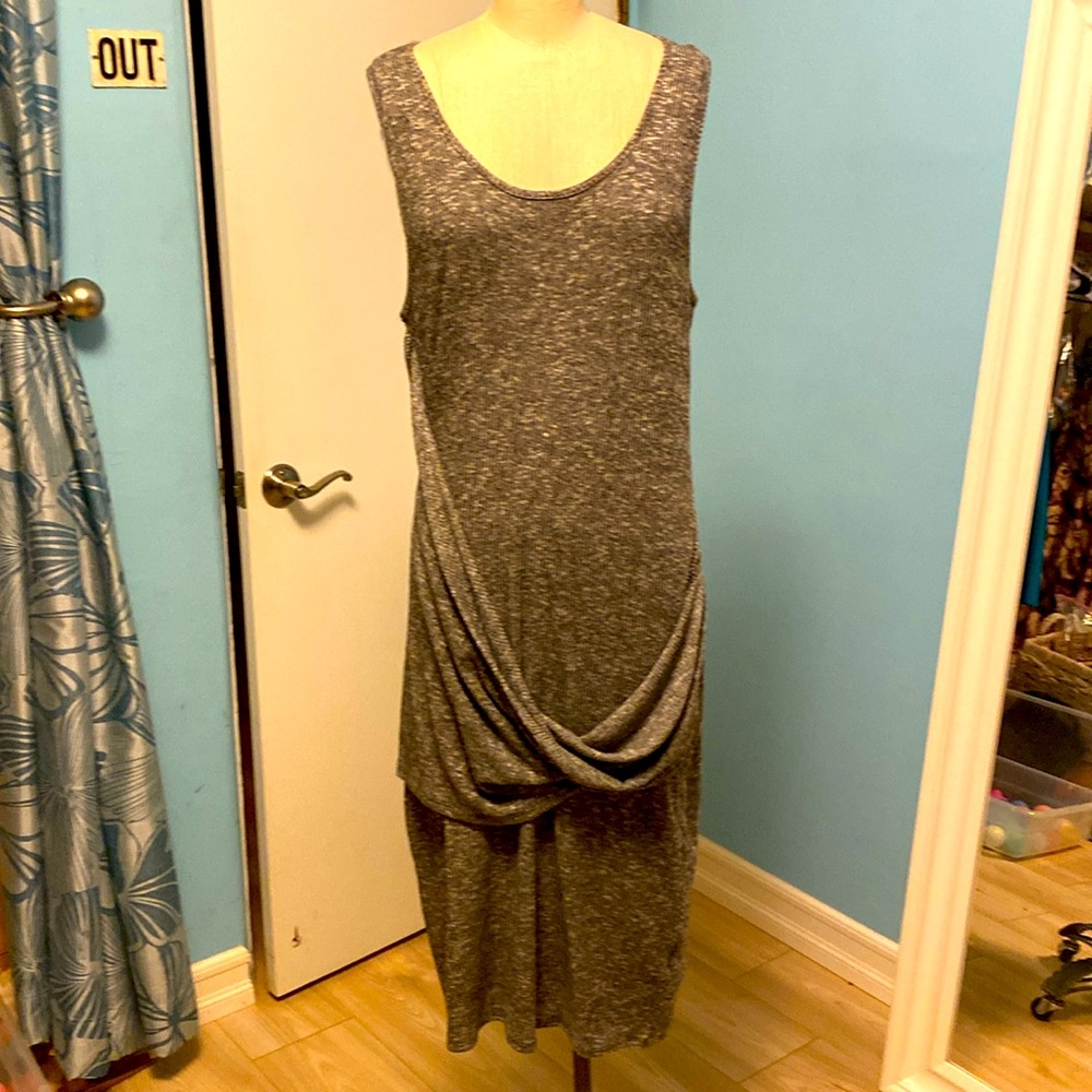 Knit dress for a curvy girl